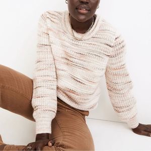 Madewell Space-Dyed Canton Pullover Sweater Small